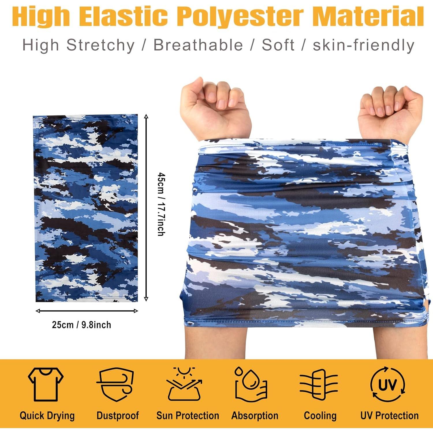 Gaiters de Cuello HONGTEYA 6 Piezas Transpirables Unisex