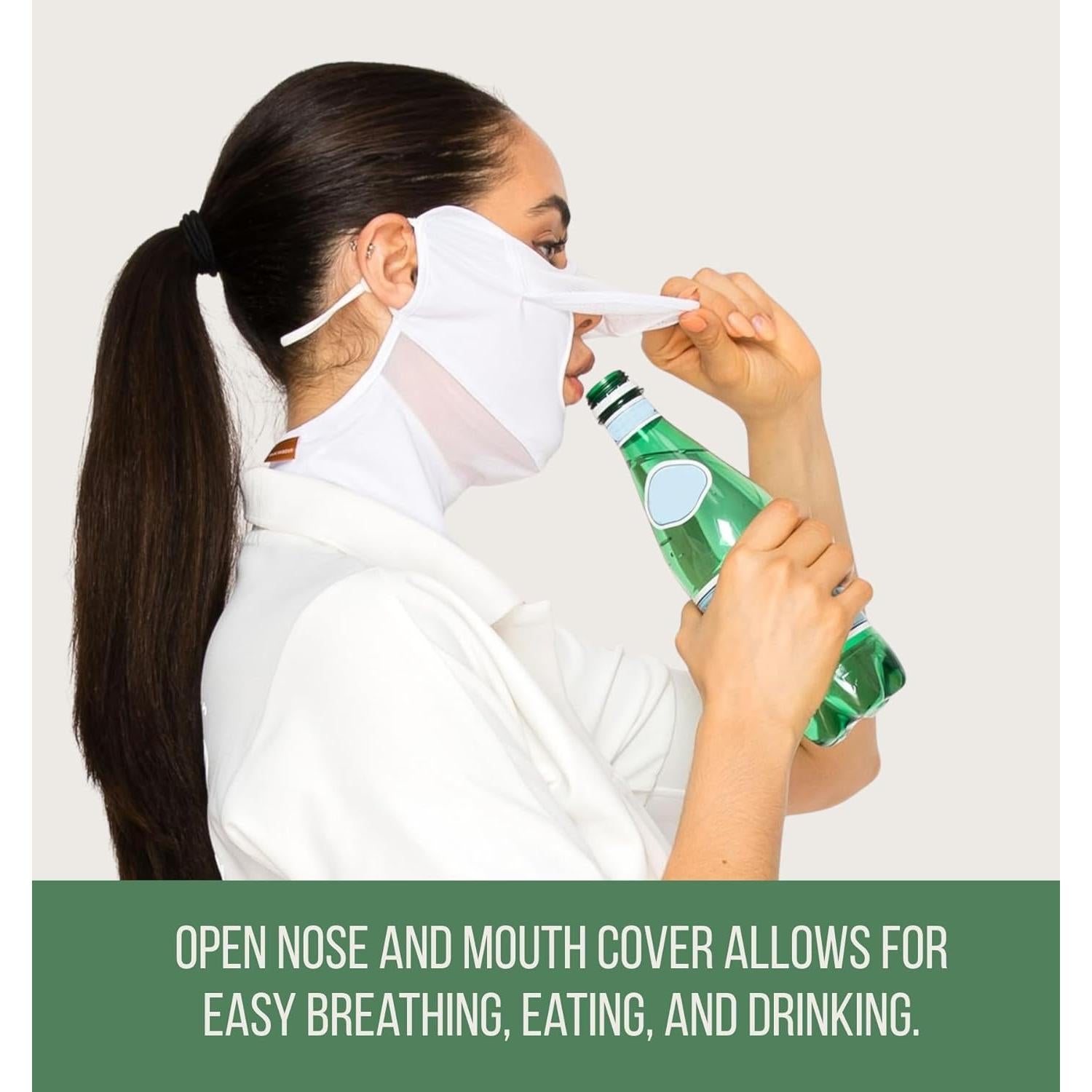 Máscara Facial UV BAROBIRDIE para Deportes al Aire Libre