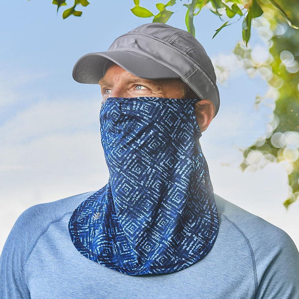 Escudo Facial UV Coolibar UPF 50+ Crestone Beige - Mujeres