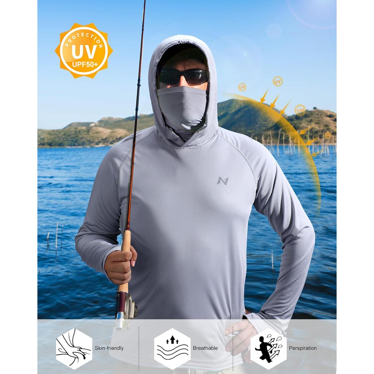 Camisa Solar isnowood UPF 50+ Hombre Gris X-Large