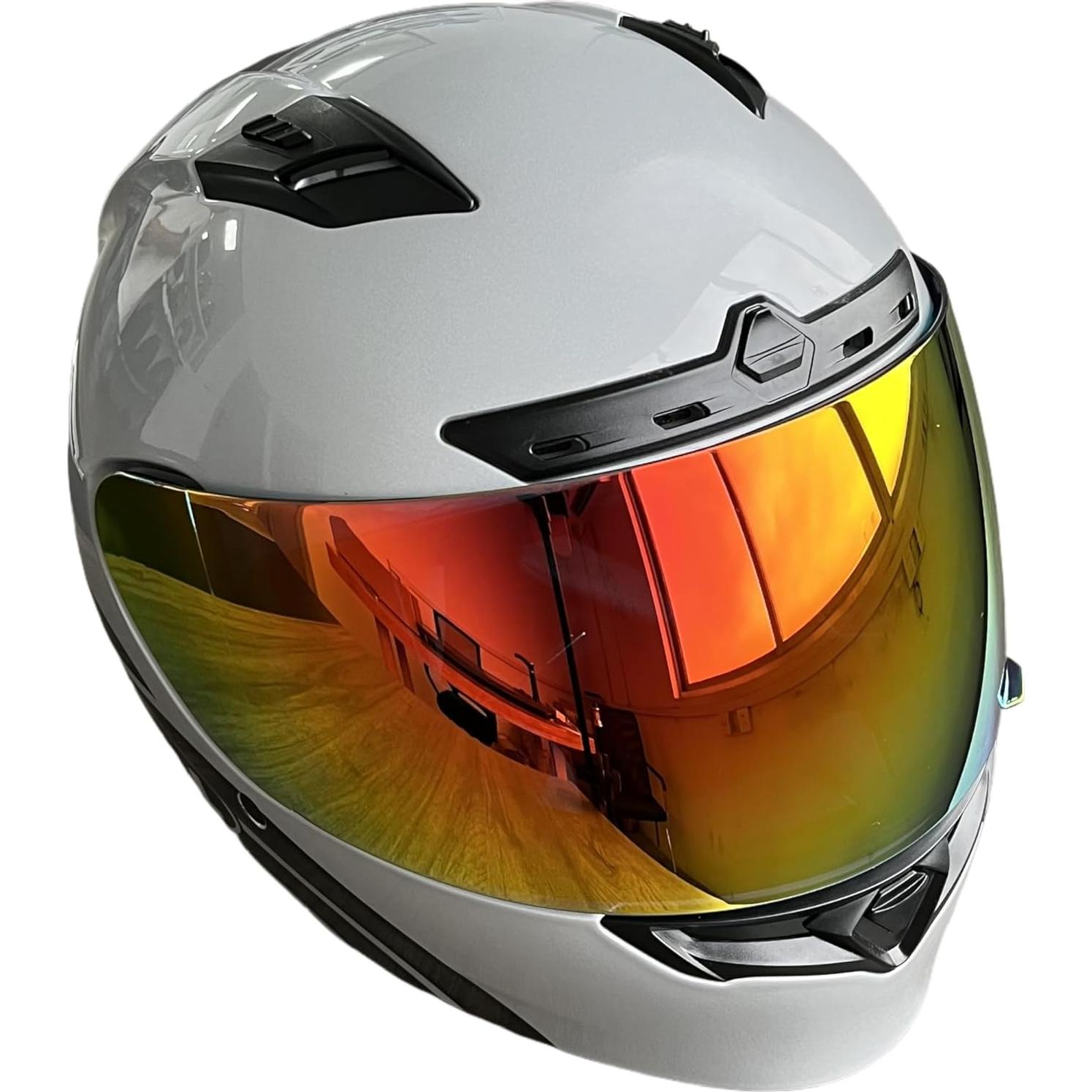 Visera de Casco ZQIYDYP RS-1 Revo Rojo Profundo UV