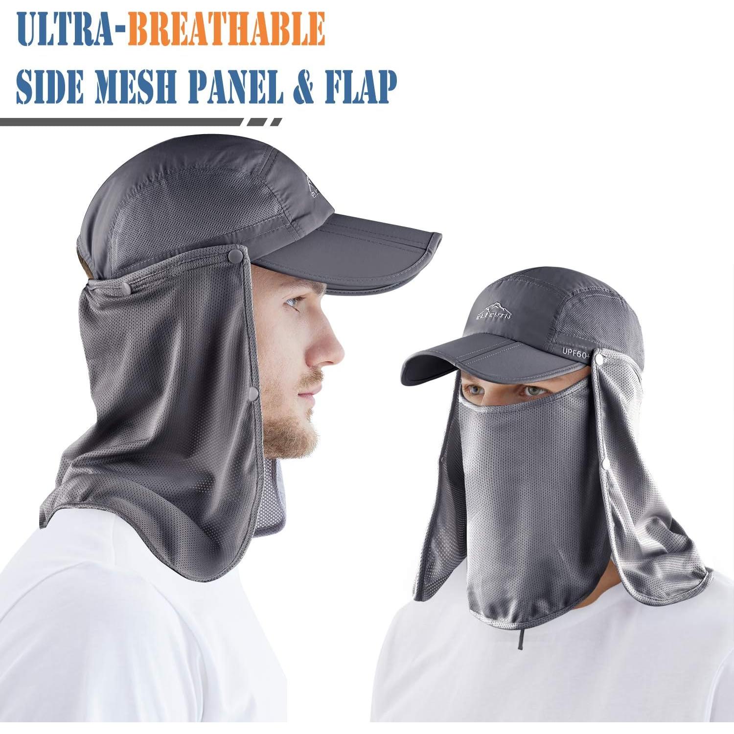 Sombrero de Sol Plegable ELLEWIN UPF 50+ para Pesca y Exterior