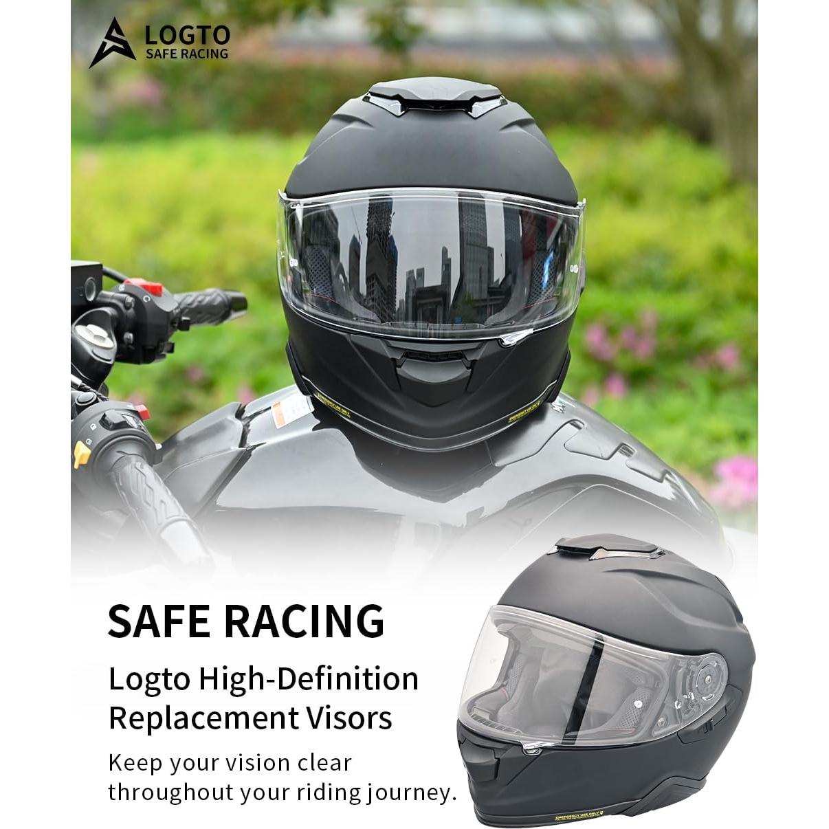 Visor de Reemplazo Logto para Casco SHOEI GT Air 2 Transparente