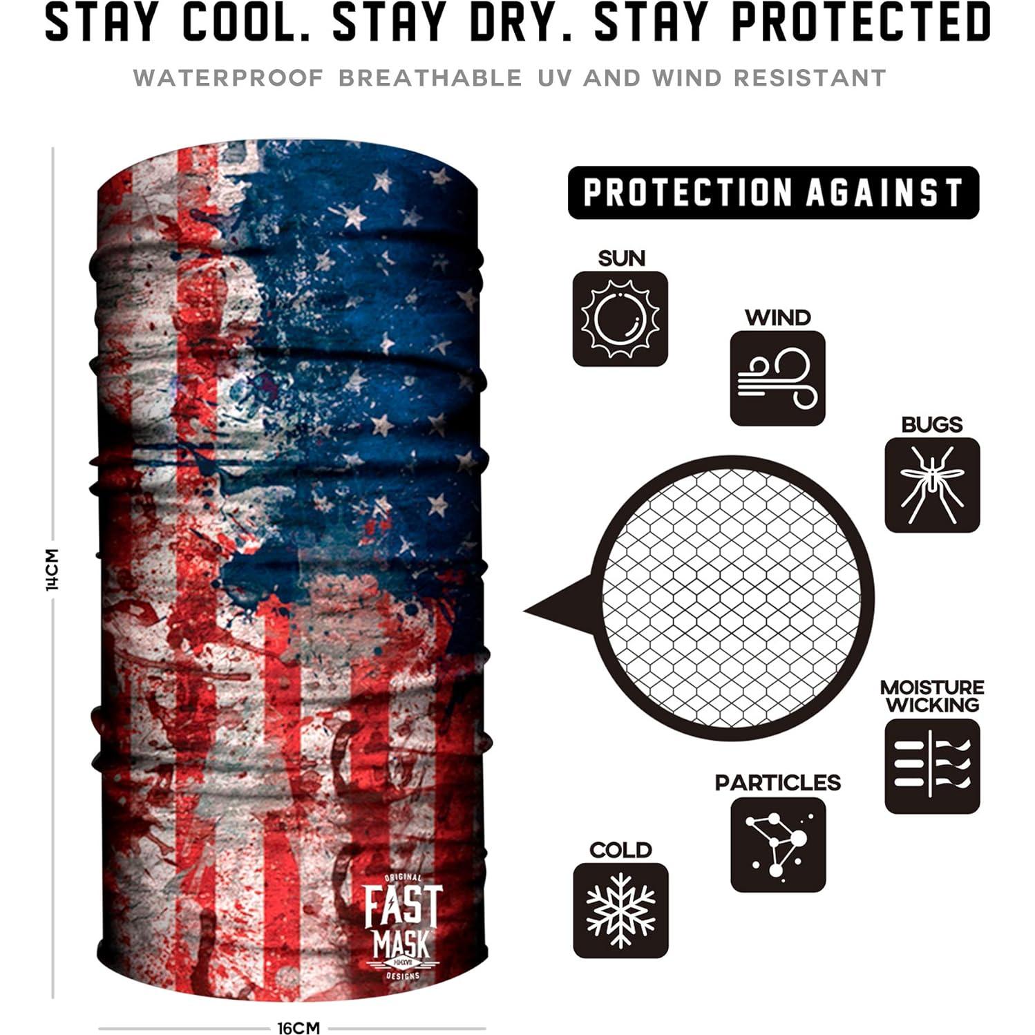 Gaiter Tubular Multicolor Unisex - Protección Facial Rápida