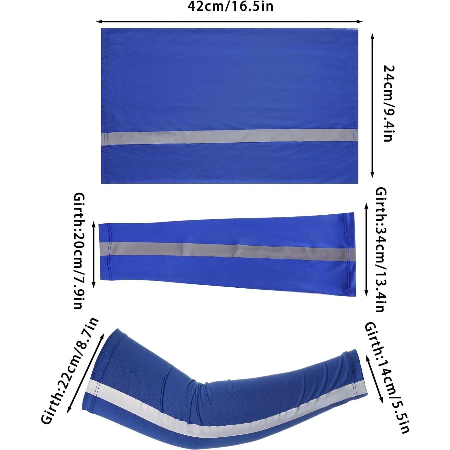 Set de Protección Solar UV Topbuti: Gorro, Bandana y Mangas