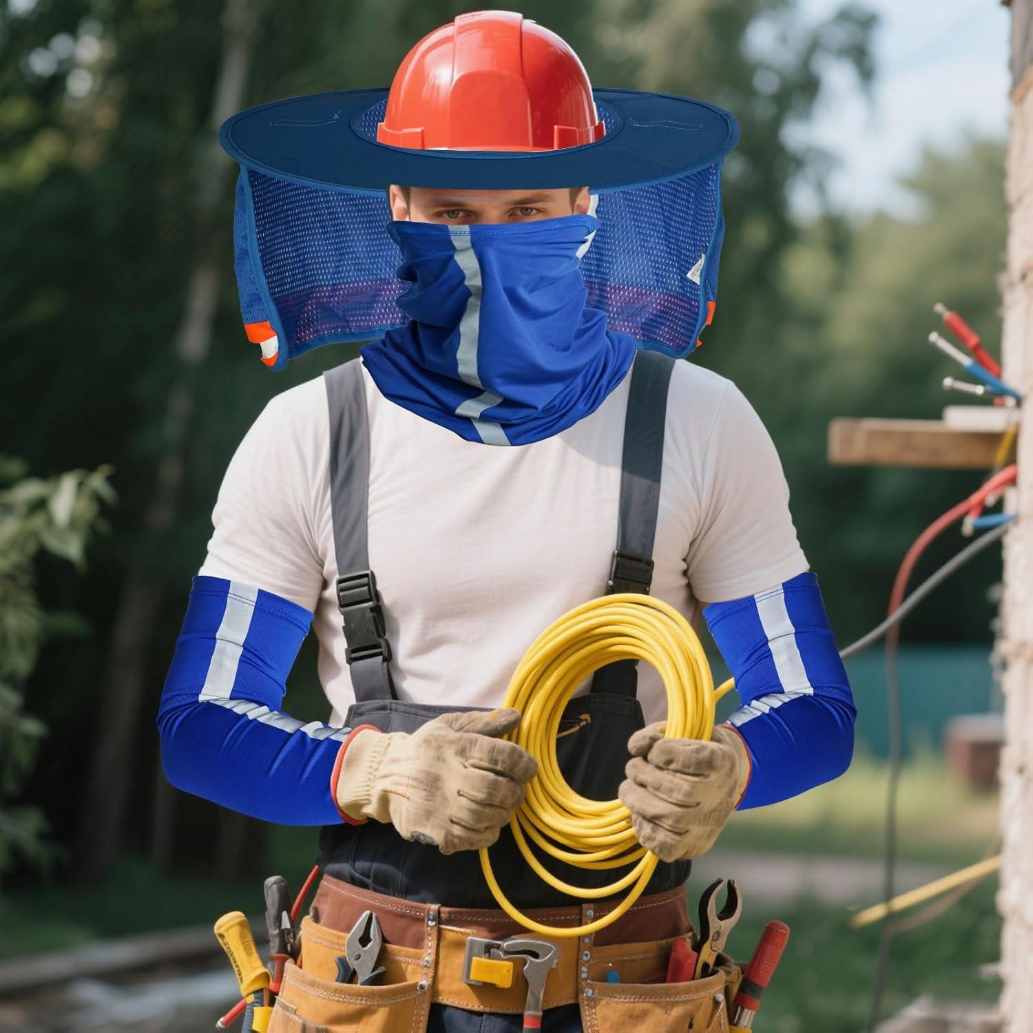 Set de Protección Solar UV Topbuti: Gorro, Bandana y Mangas