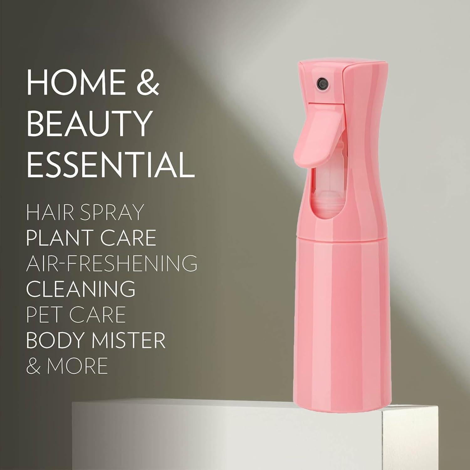 Botella de Spray Hzyxgs 200ml Rosa para Cabello y Limpieza