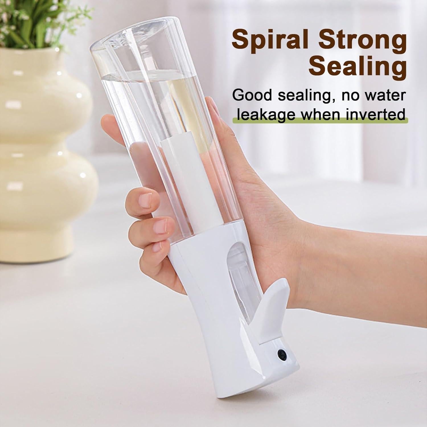 Botella Spray Niebla Continua MILEDU 300ml 2Pcs Negro