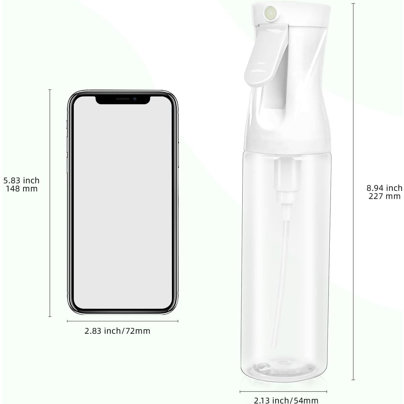 Paquete de 2 Botellas Spray Nebulización Fina 300ml aireza