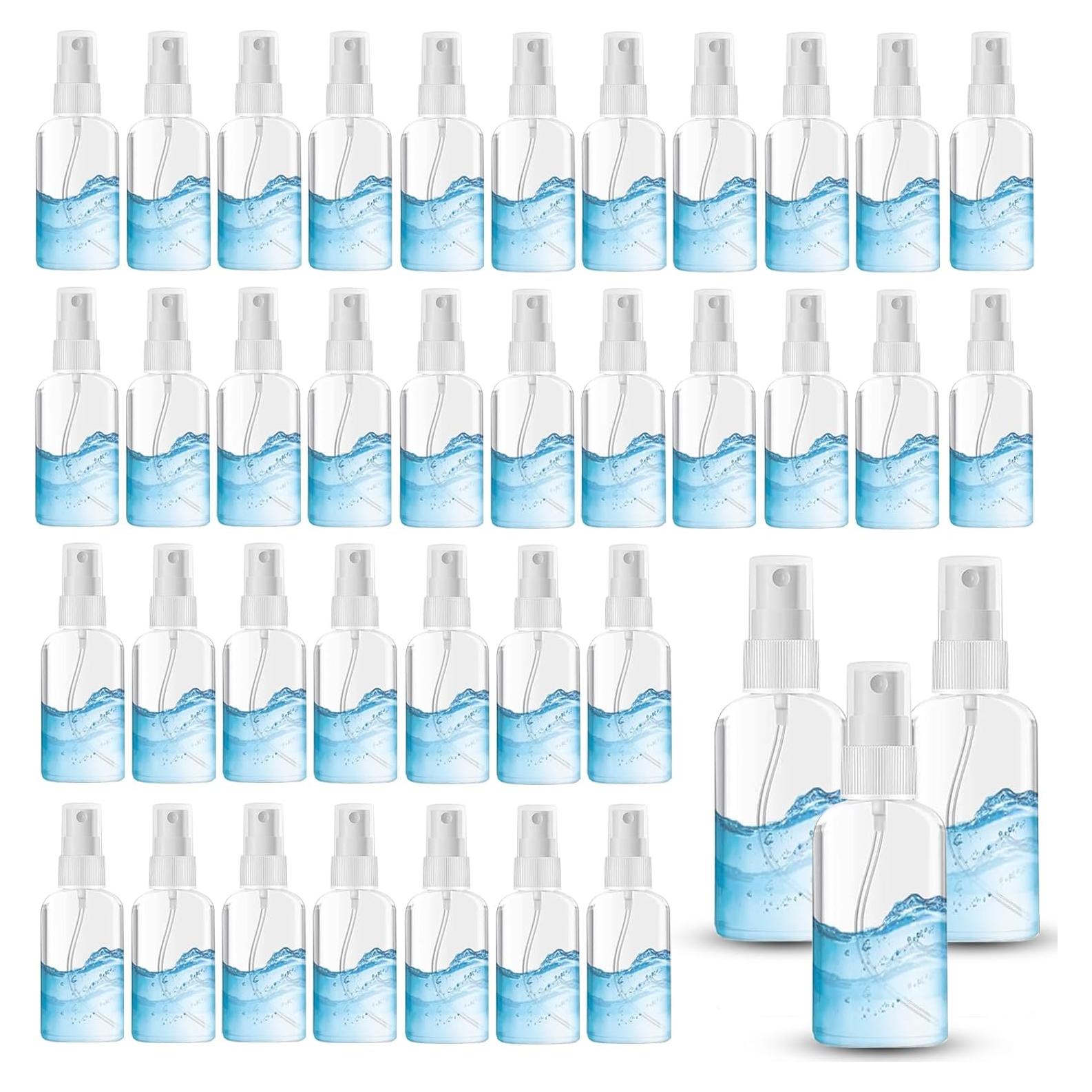 100 Botellas de Spray Reutilizables AODESTINY 30ml Plástico