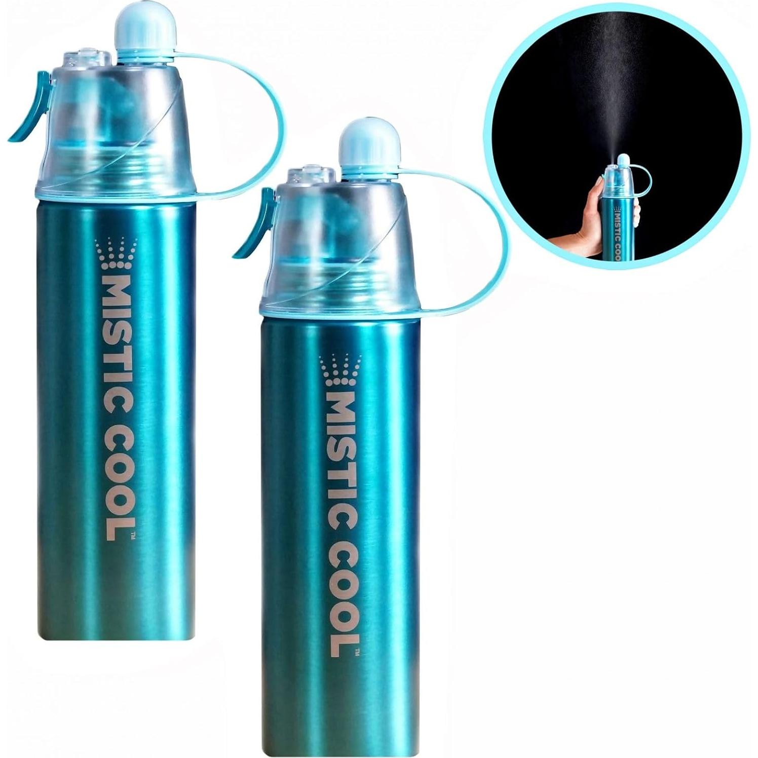 Botella de Spray MISTIC COOL 24oz Aluminio Reutilizable para Deportes
