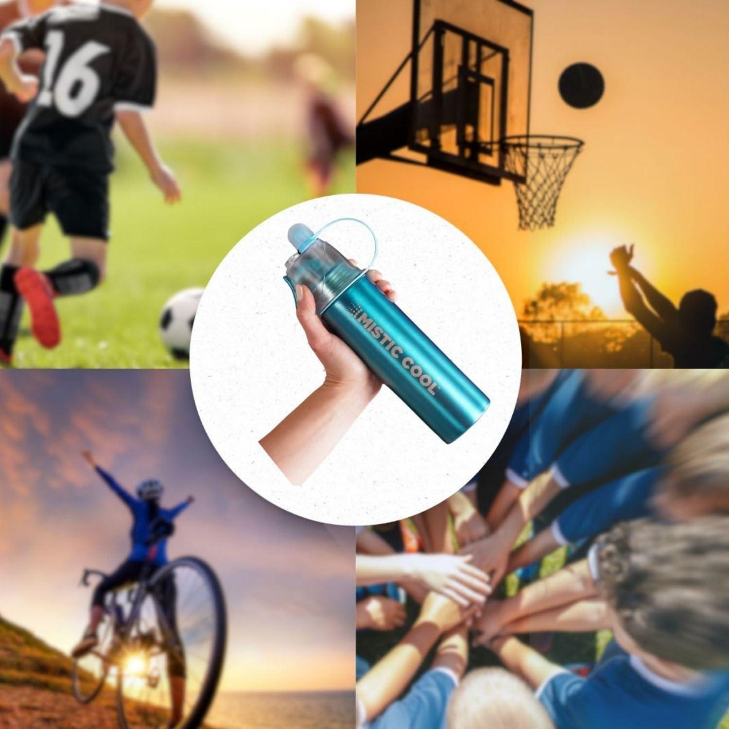 Botella de Spray MISTIC COOL 24oz Aluminio Reutilizable para Deportes