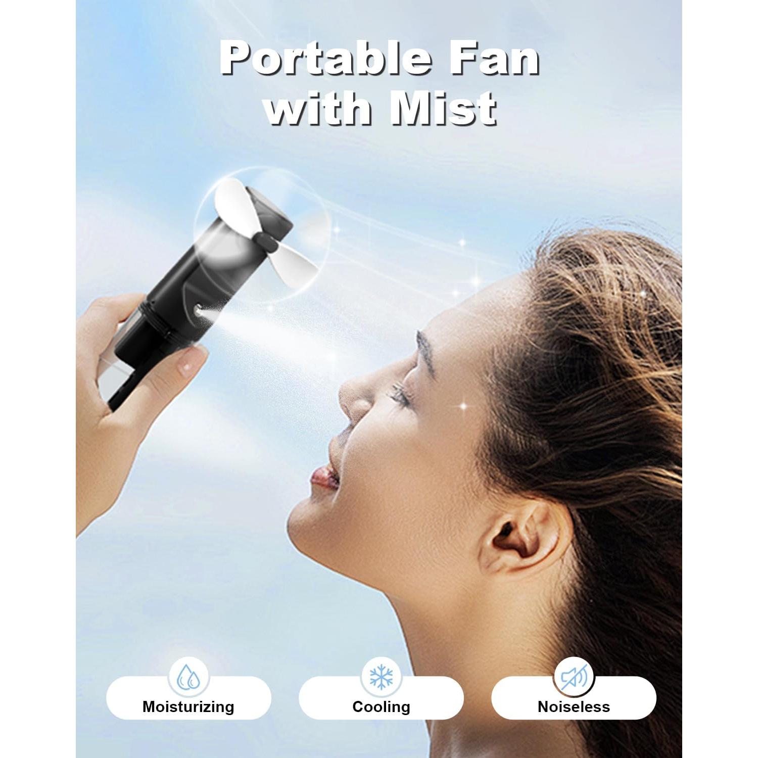 Ventilador Mini de Mano Smarich con Nebulizador Recargable