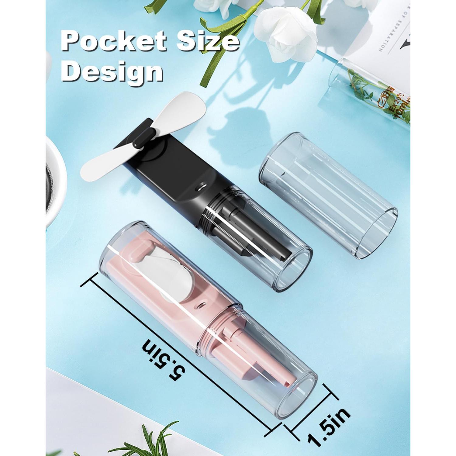 Ventilador Mini de Mano Smarich con Nebulizador Recargable