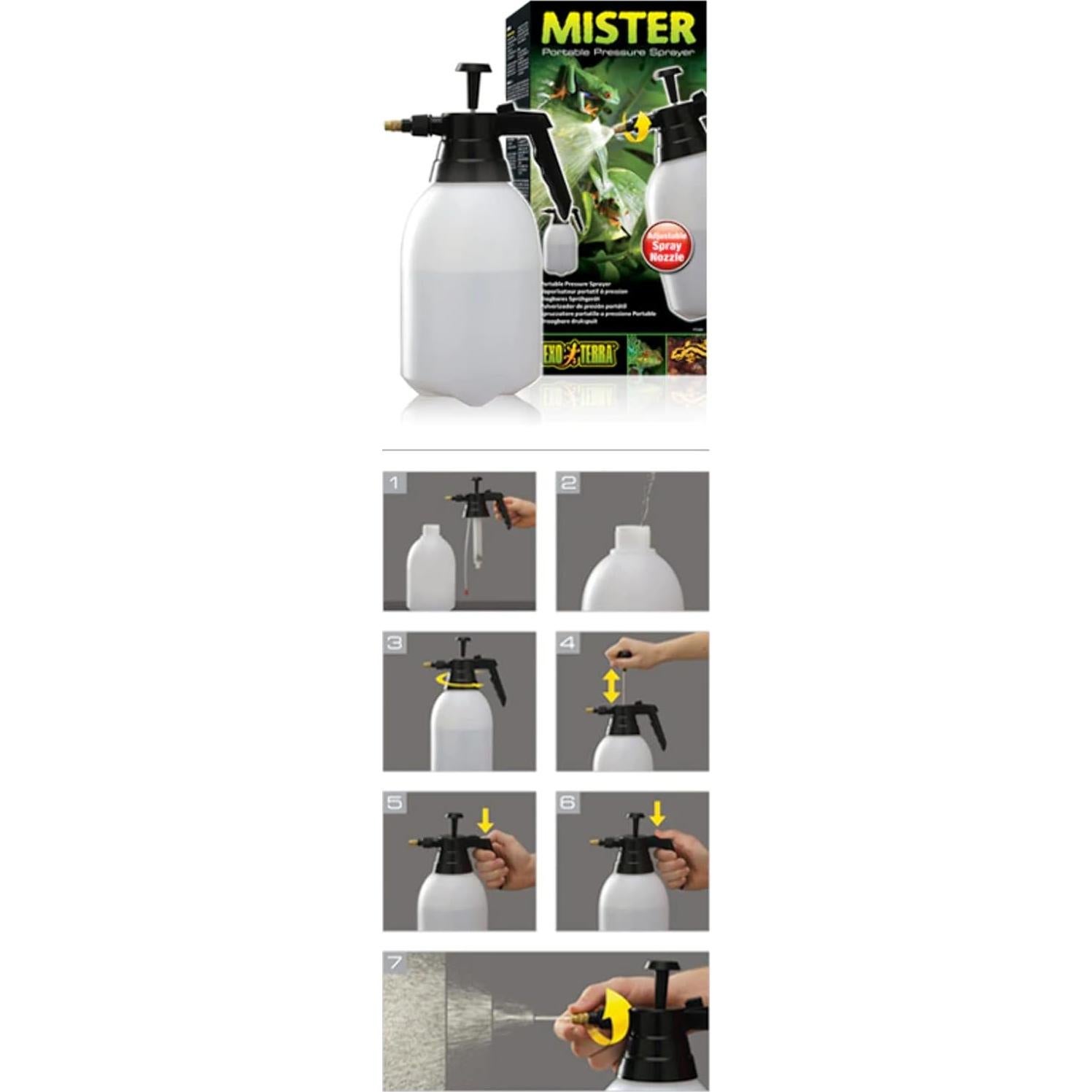 Botella de Spray Exo Terra 1.89L para Reptiles y Plantas