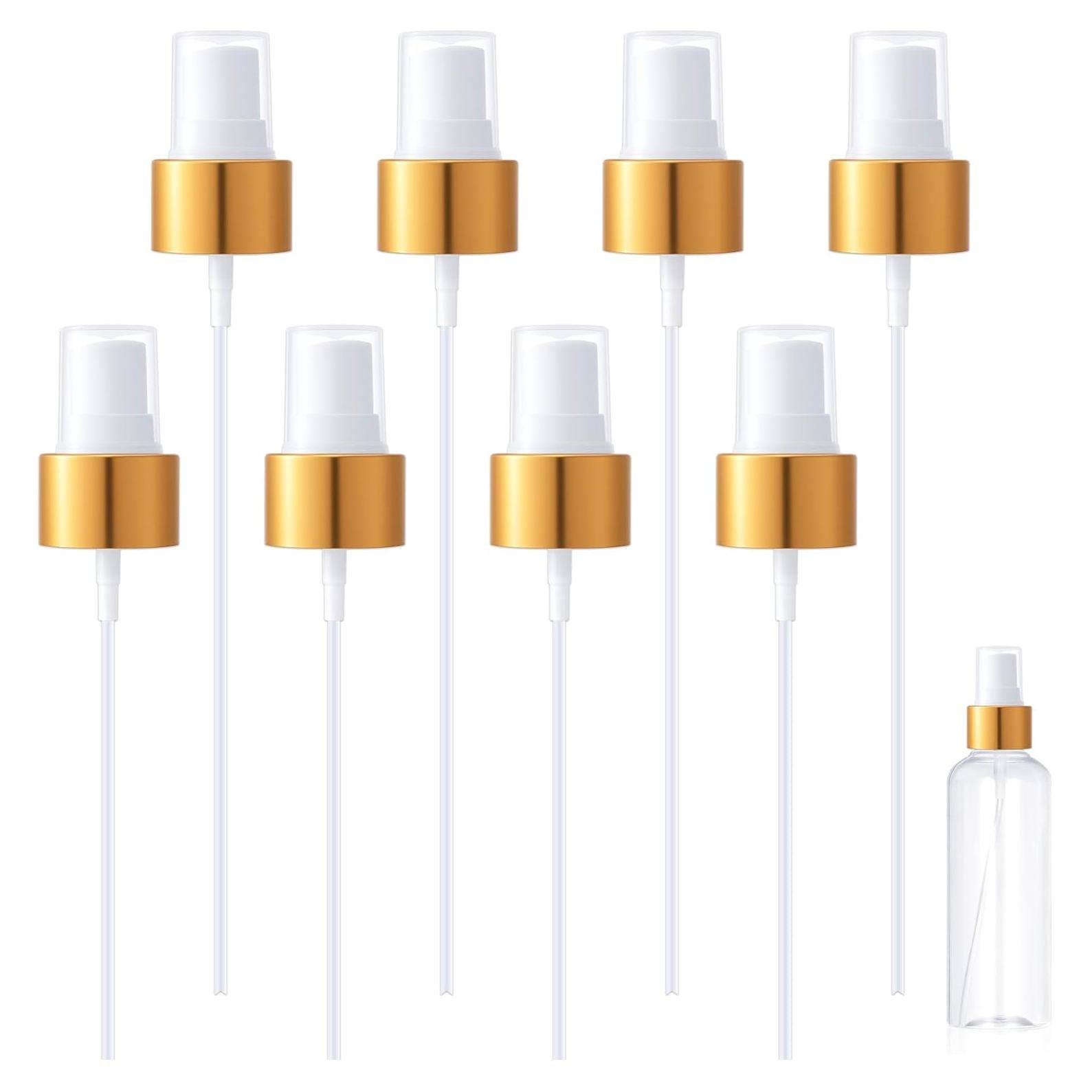 8 Tapas de Botella de Spray Alpinleux 24/410 Doradas