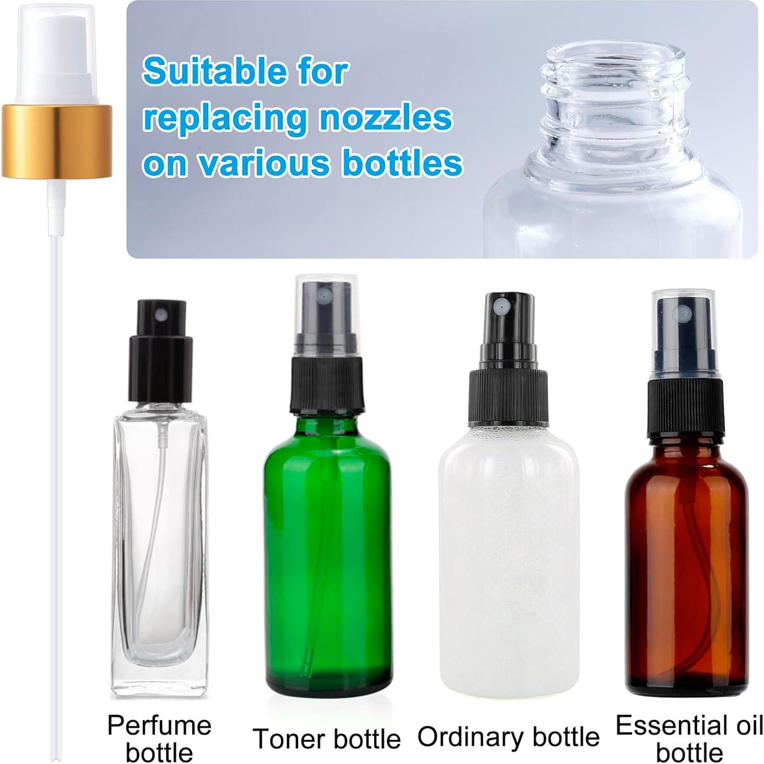 8 Tapas de Botella de Spray Alpinleux 24/410 Doradas