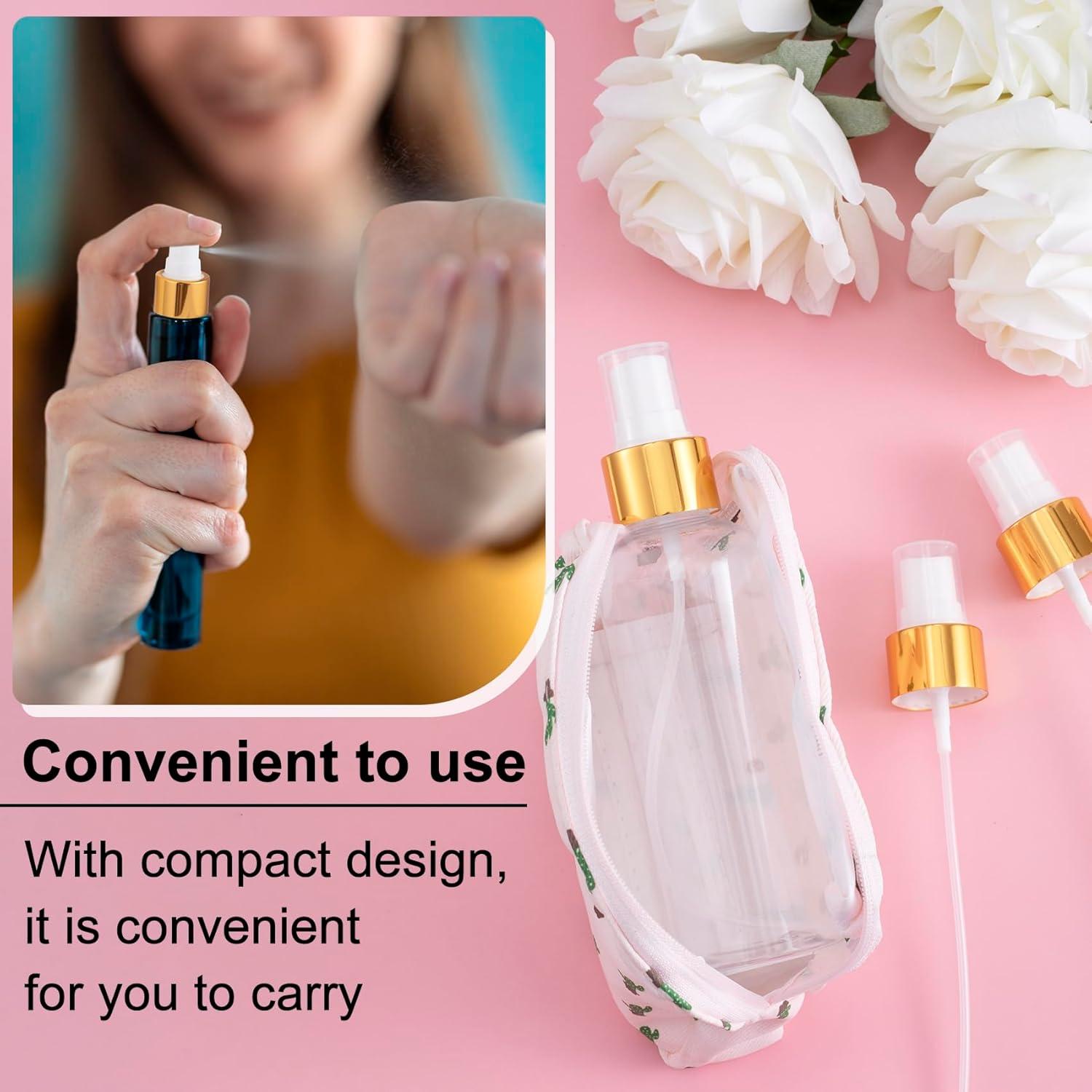 8 Tapas de Botella de Spray Alpinleux 24/410 Doradas