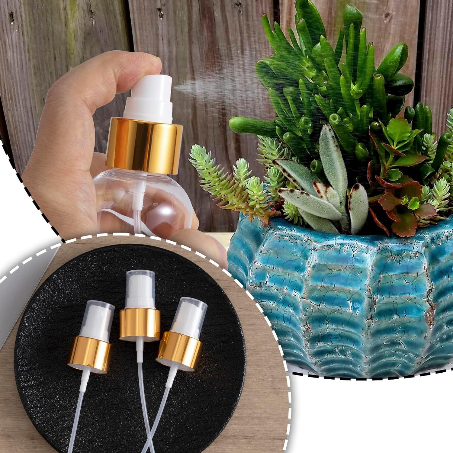 8 Tapas de Botella de Spray Alpinleux 24/410 Doradas