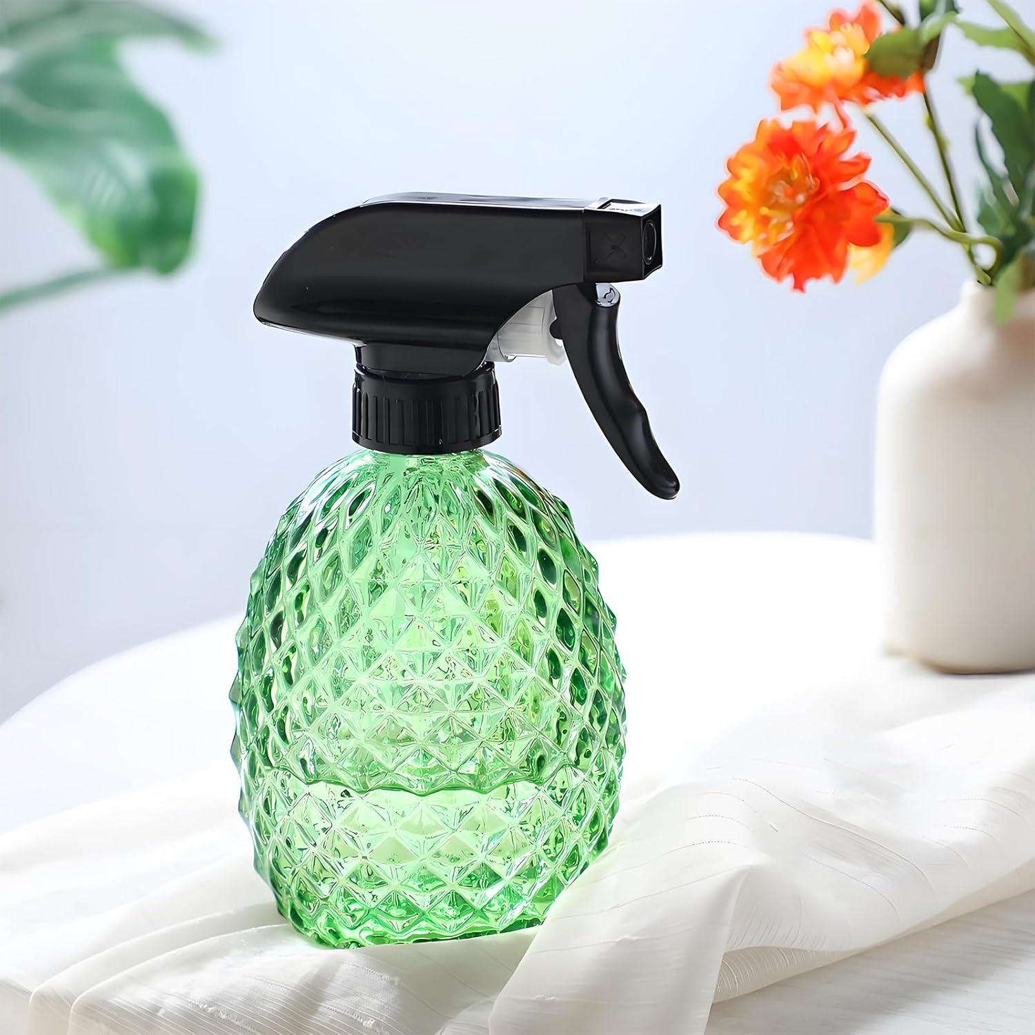 Botella de Spray de Vidrio Verde LIFHUB 355 ml para Plantas