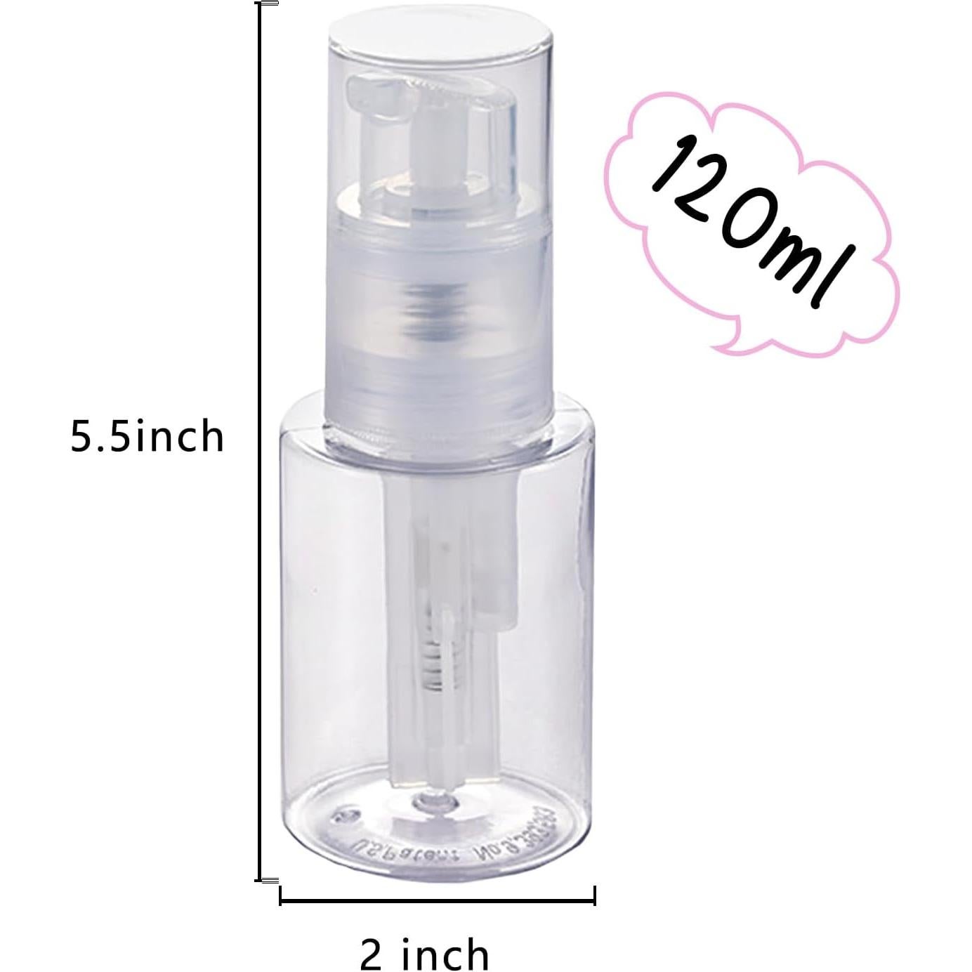 Botella de Spray Vacía HSOMiD 120ml - 2 Piezas Recargables