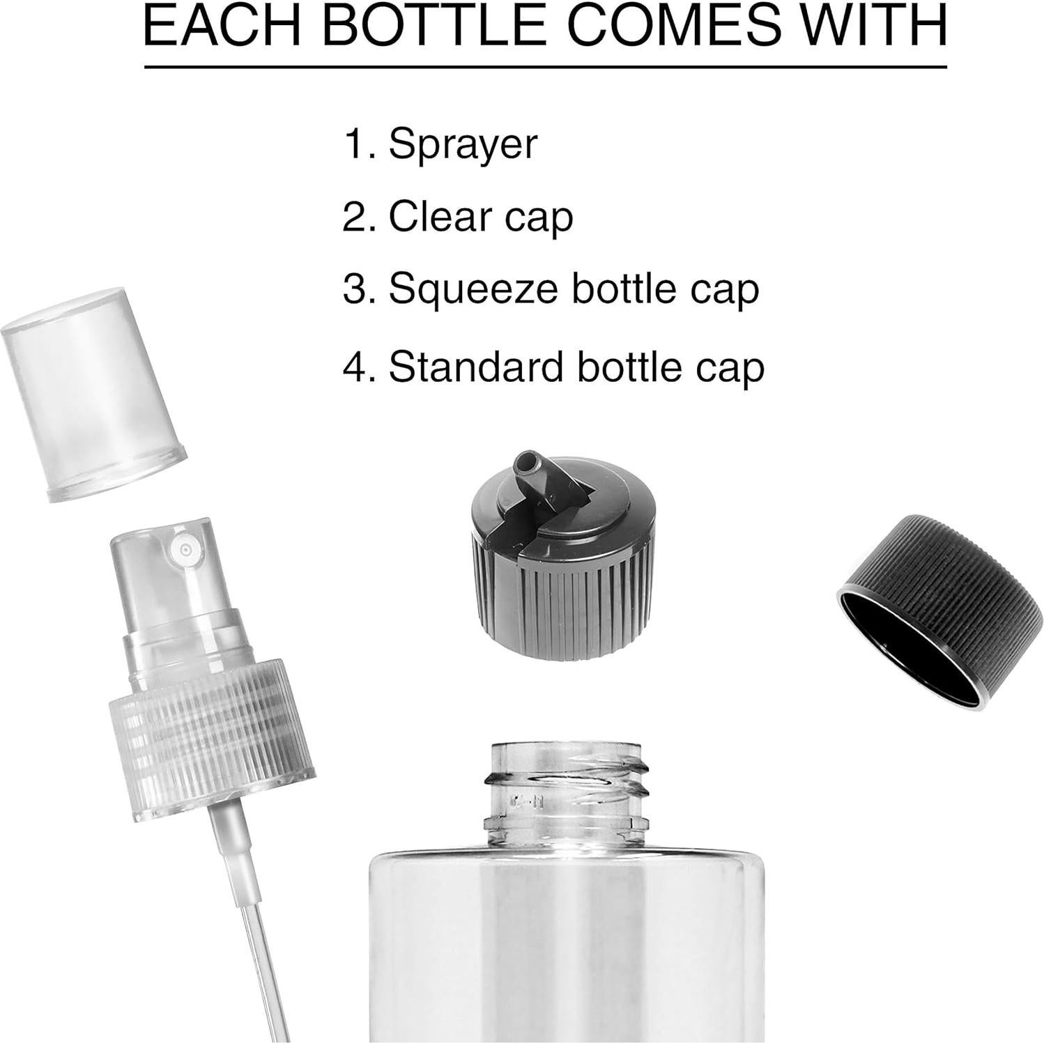 Botellas de Spray VViViD 118 ml Sin BPA - Paquete de 2