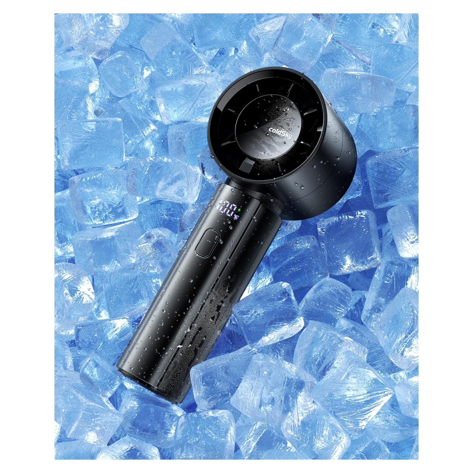 Ventilador Portátil de Mano coldSky YF09, Batería 4000mAh, 5 Velocidades