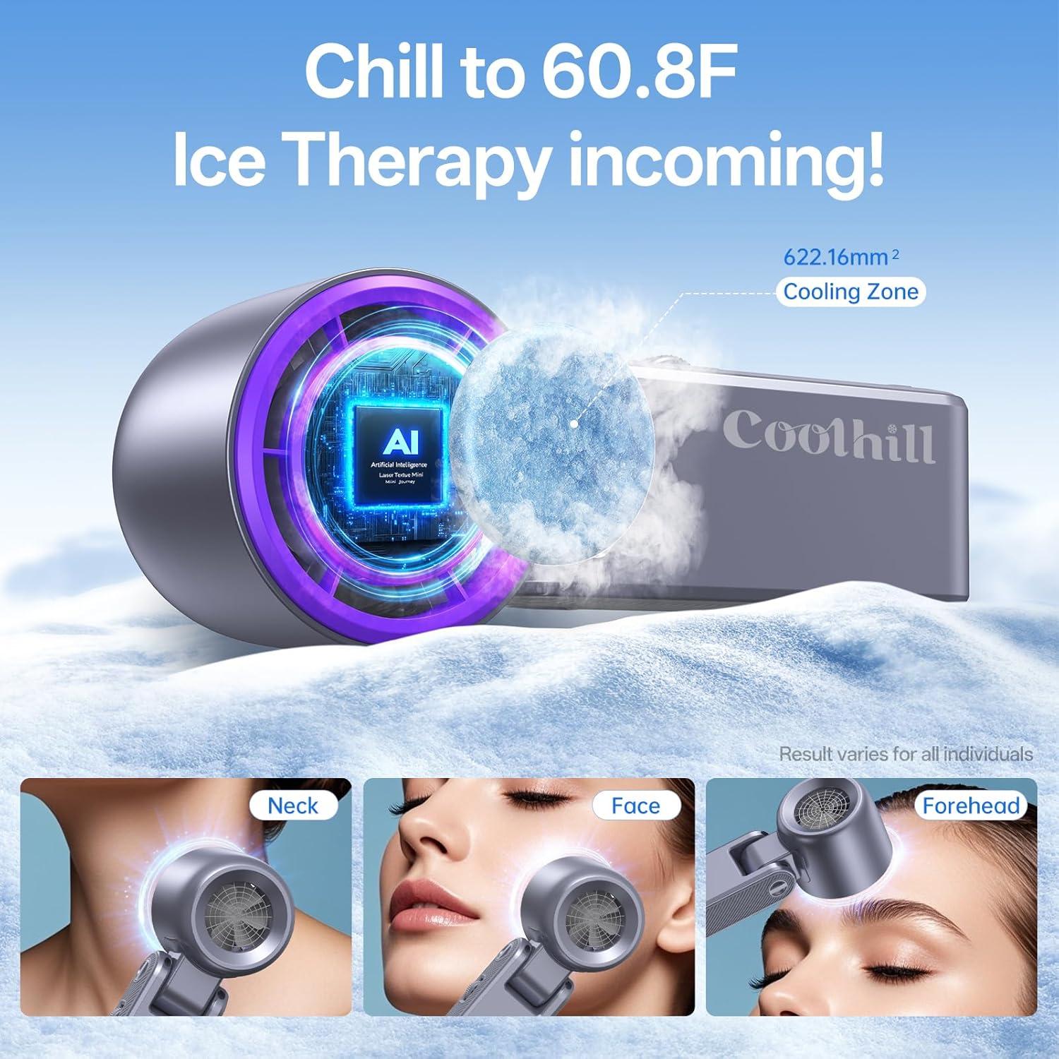 Ventilador Portátil Coolhill CH-GR-M319 100 Velocidades 5500mAh