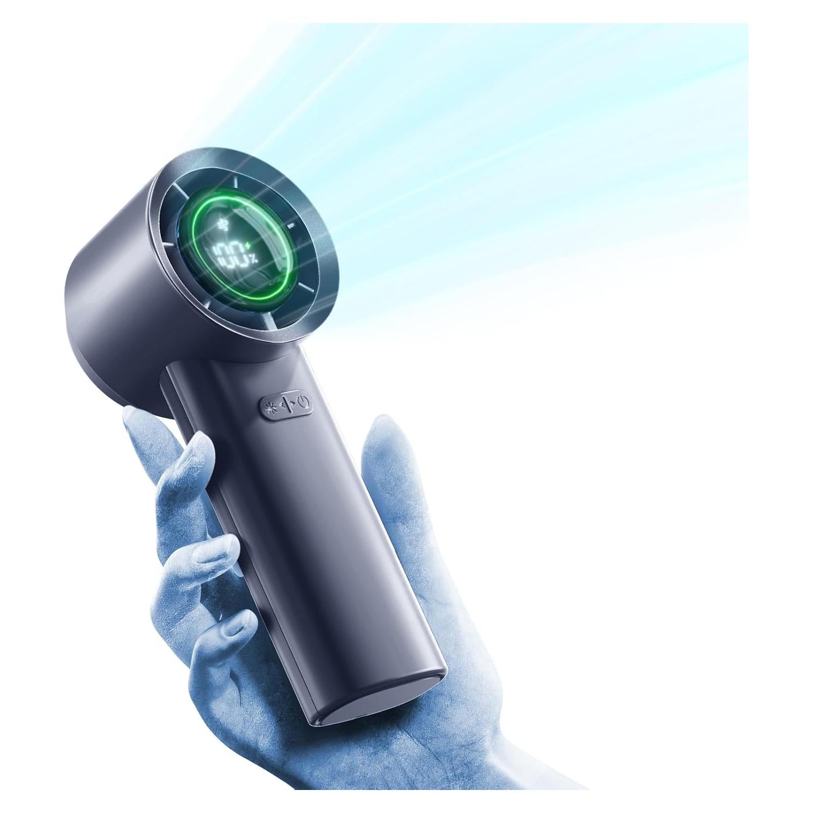 Ventilador Portátil MUXNW m57pro Recargable USB 100 Niveles Gris