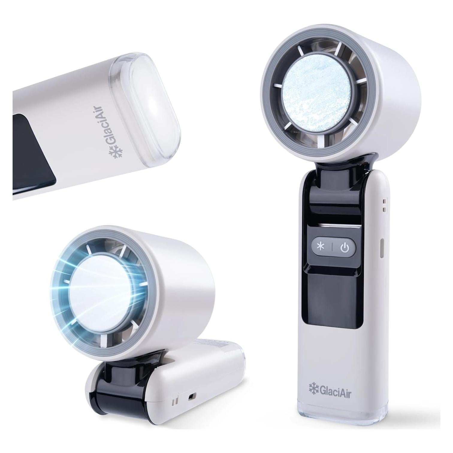 Ventilador de Mano GlaciAir GLCR01 Mini Recargable 15000RPM