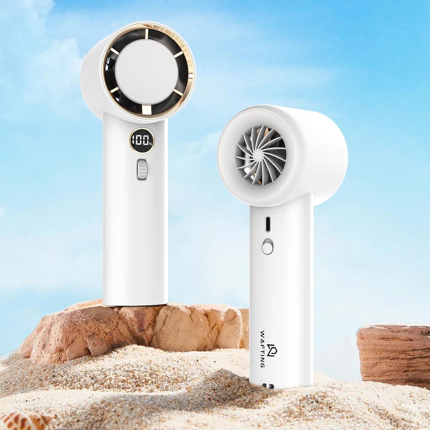 Ventilador Portátil WAFTING Turbo 100 Velocidades 5000mAh