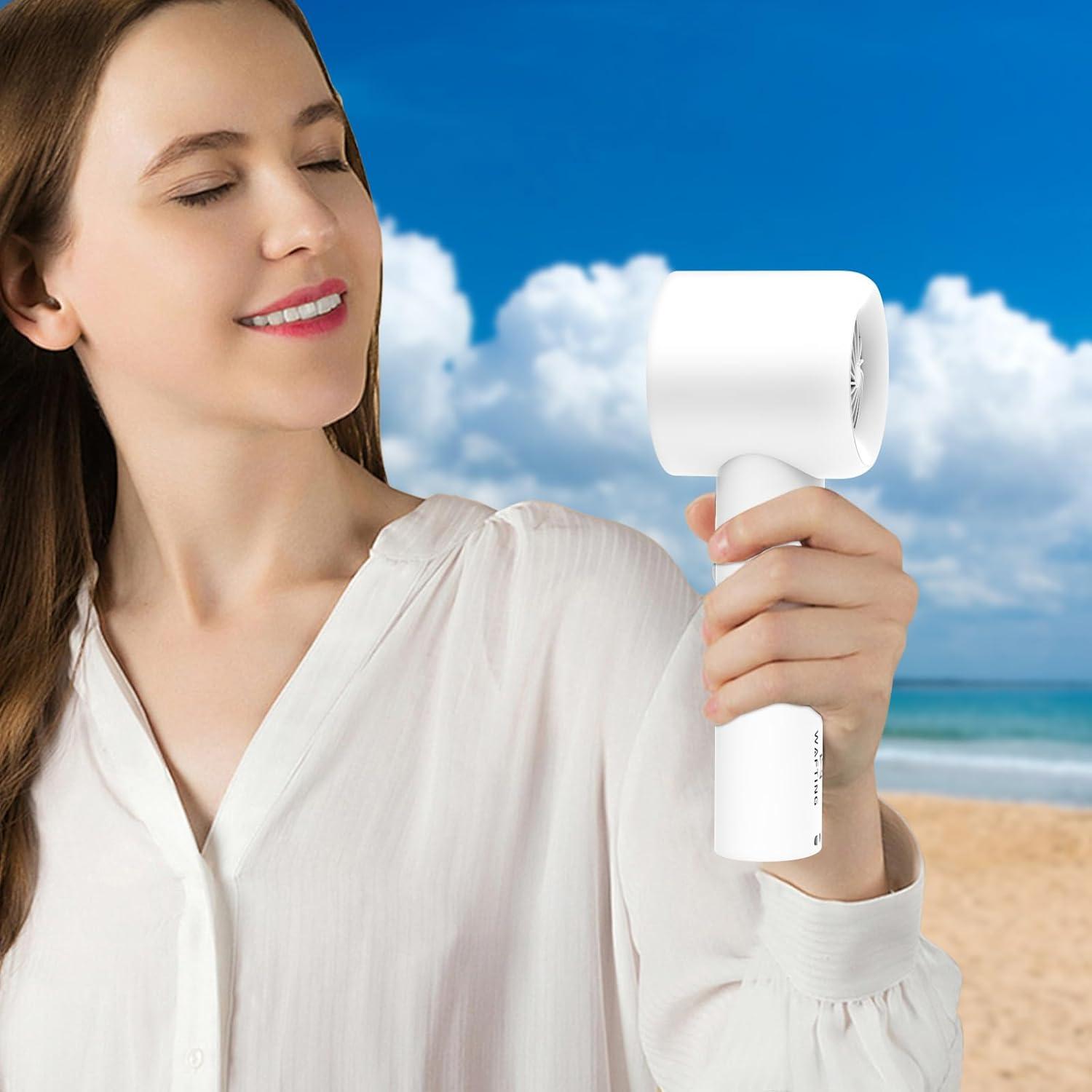 Ventilador Portátil WAFTING Turbo 100 Velocidades 5000mAh