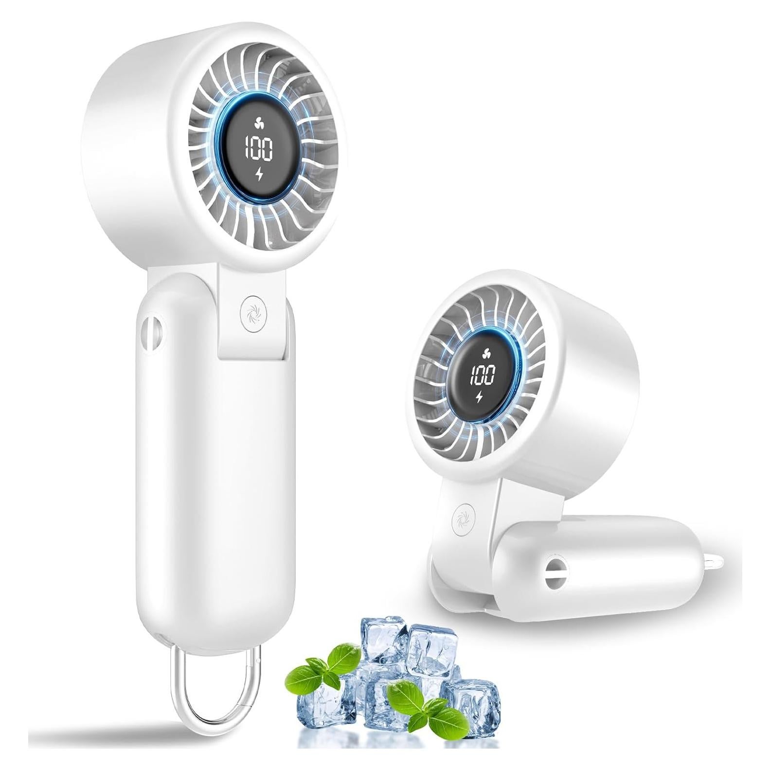 Ventilador de Mano AUIIAH F2605 Recargable 5 Velocidades