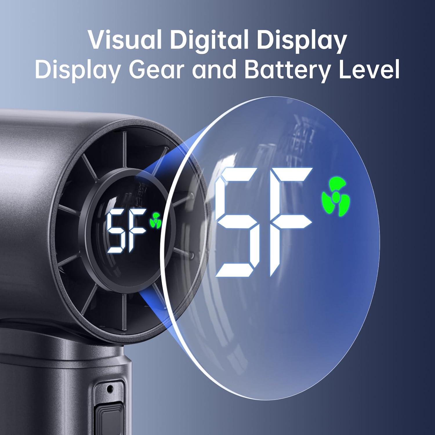 Ventilador Portátil de Mano Eastfox FY 5 Velocidades 4000mAh