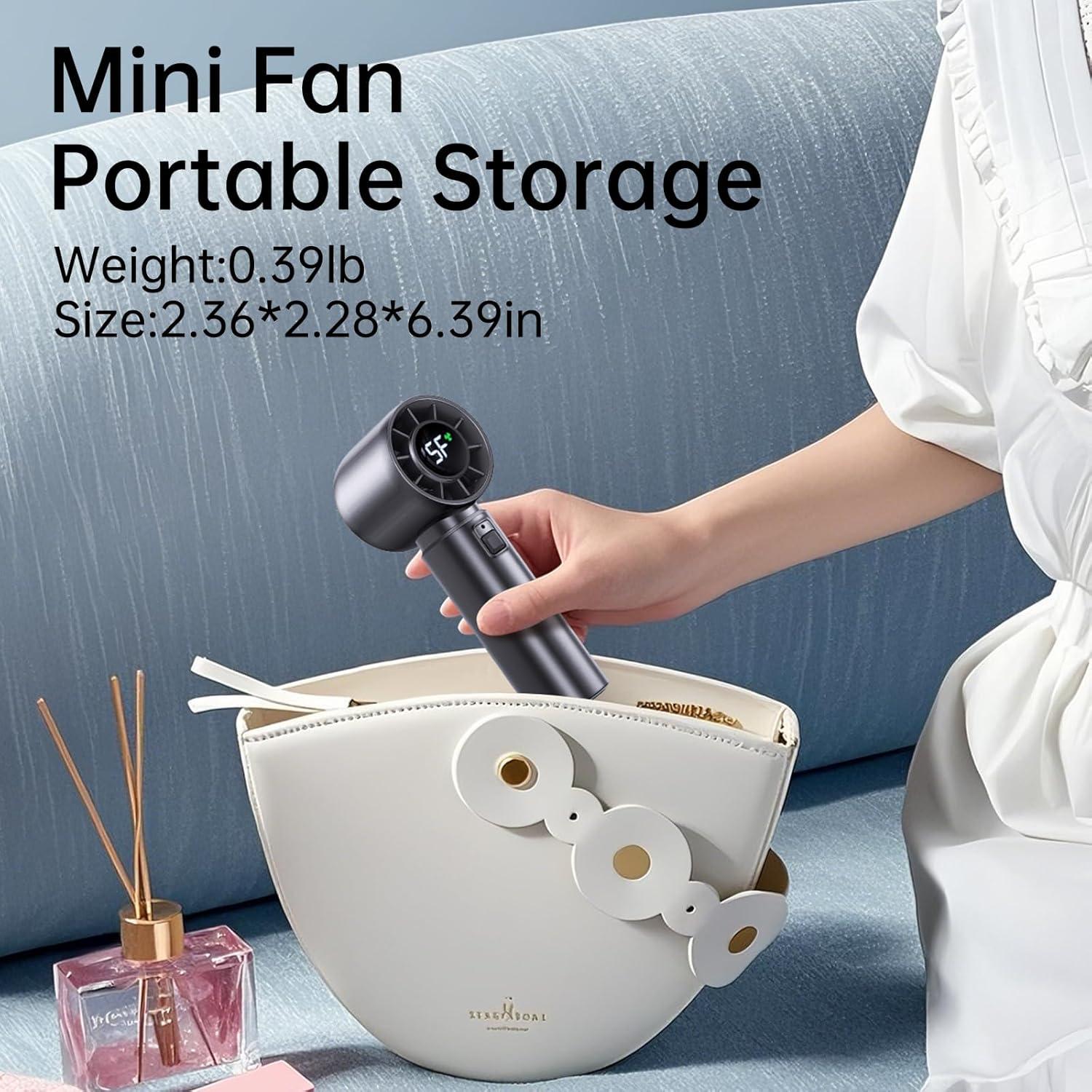 Ventilador Portátil de Mano Eastfox FY 5 Velocidades 4000mAh