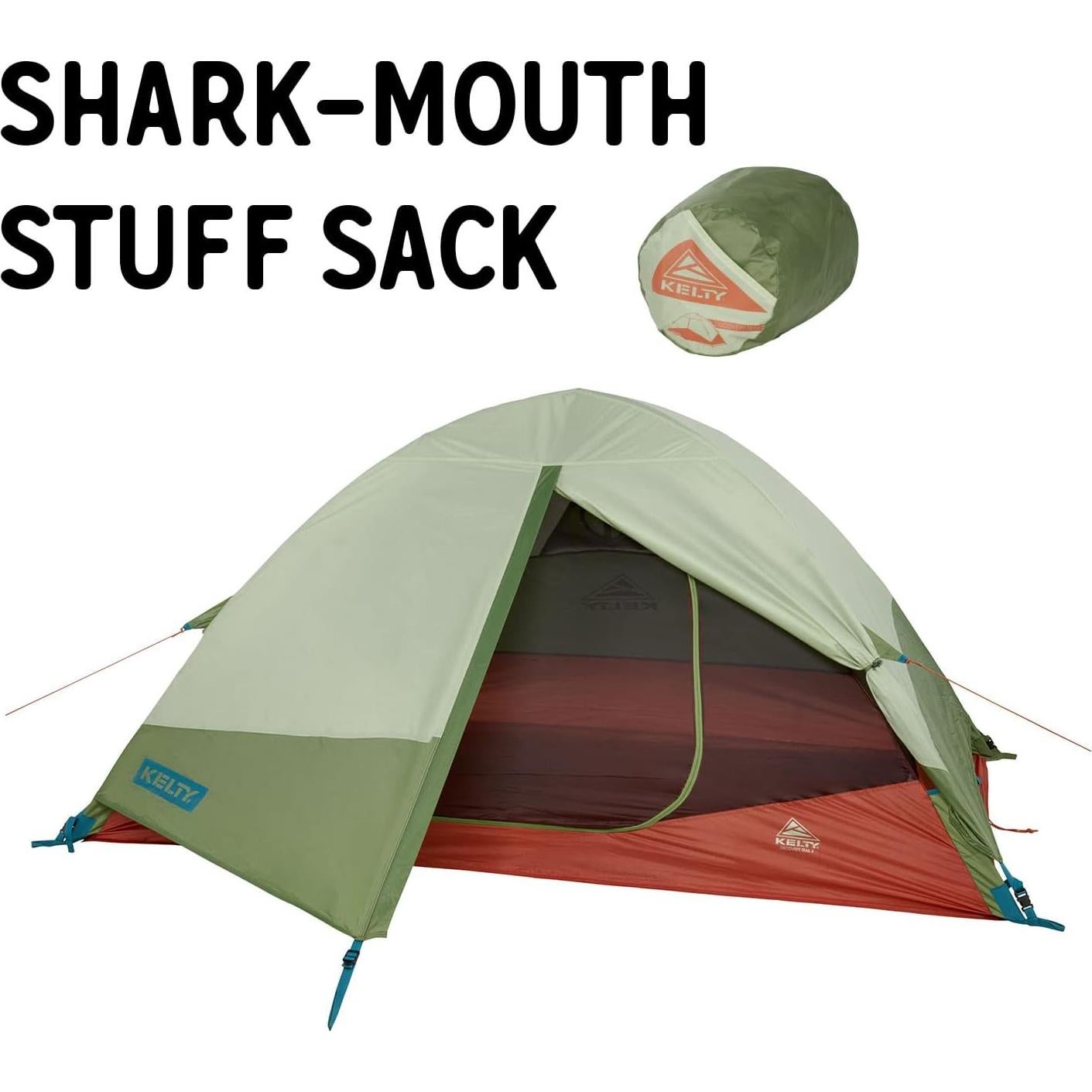 Tienda Kelty Discovery Trail 1P Verde Laurel 1.54 kg