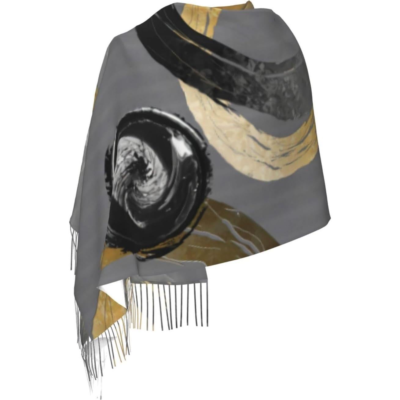 Bufanda de invierno Zorro de Nueve Colas 183x30 cm Imitación Cachemira