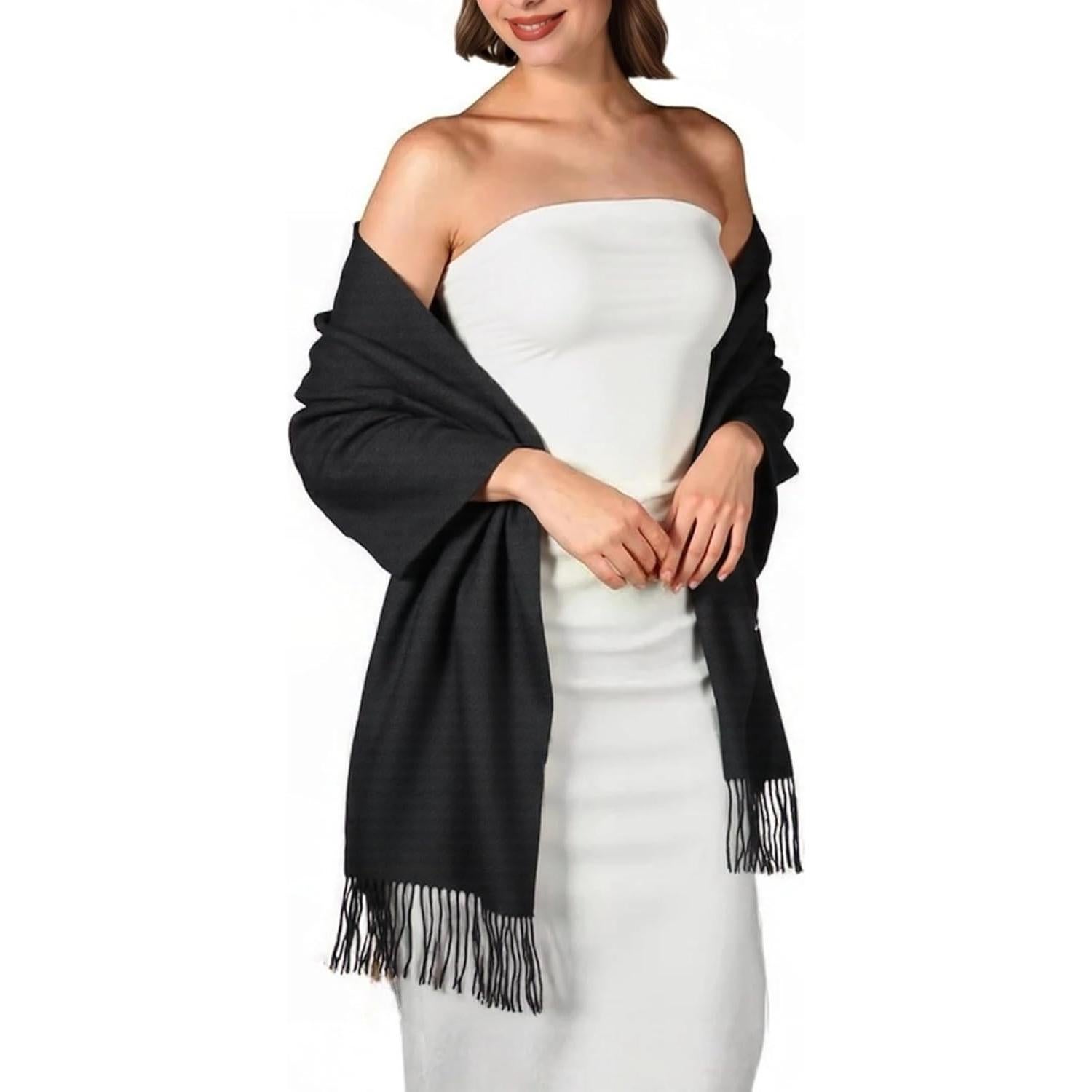 Chal Envueltos Grueso OHAYOMI Cachemira Suave 198x71cm