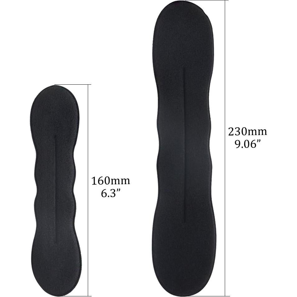 Hacedor de Moño Mágico TOVOT 6 Piezas 2 Tamaños Esponja