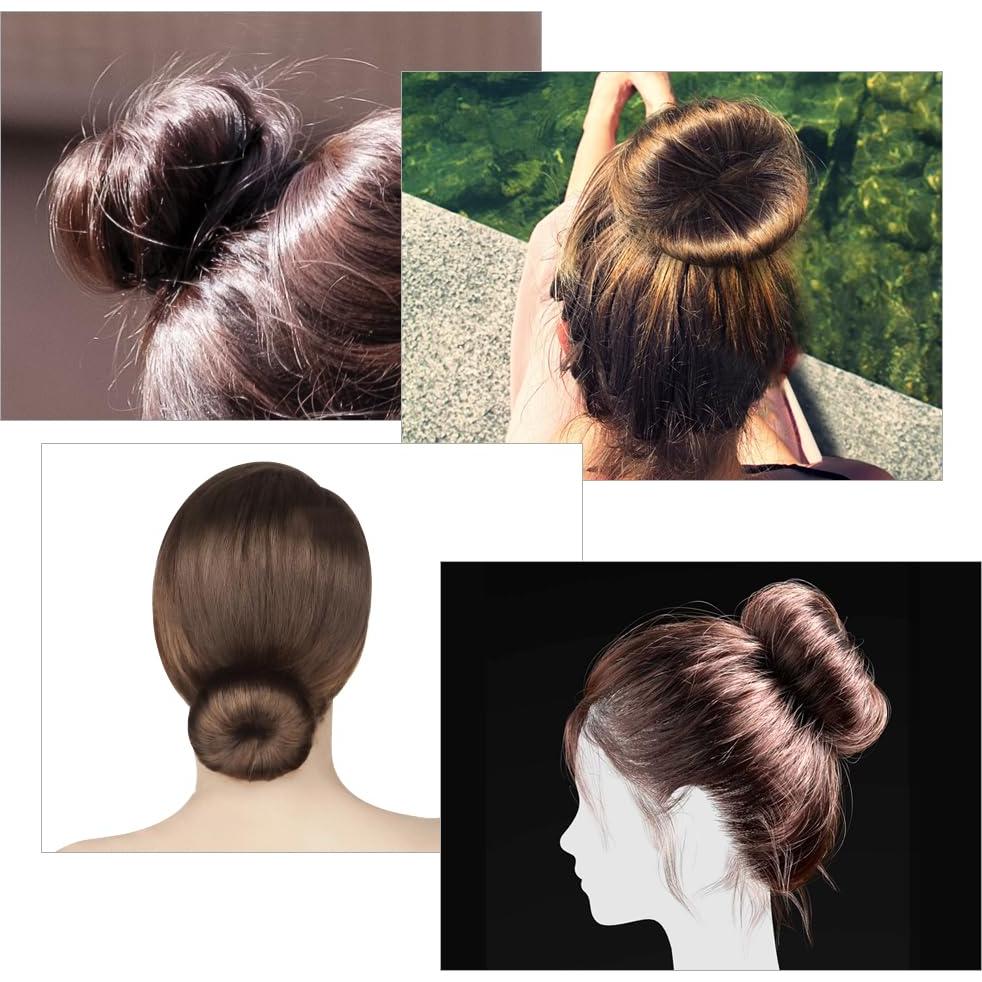 Hacedor de Moño Mágico TOVOT 6 Piezas 2 Tamaños Esponja