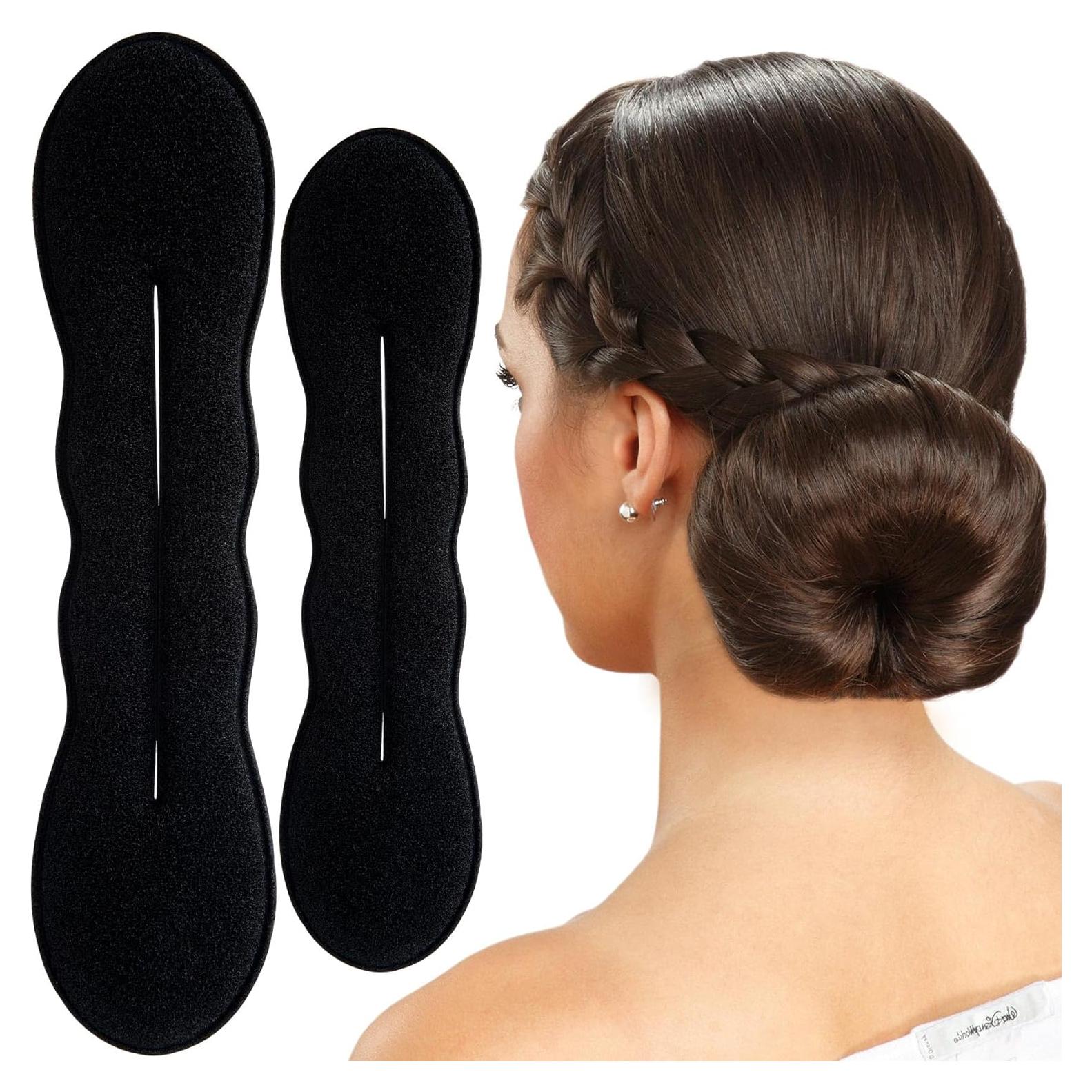 2 Piezas Hacedores de Moño de Cabello STSTR - Antideslizantes