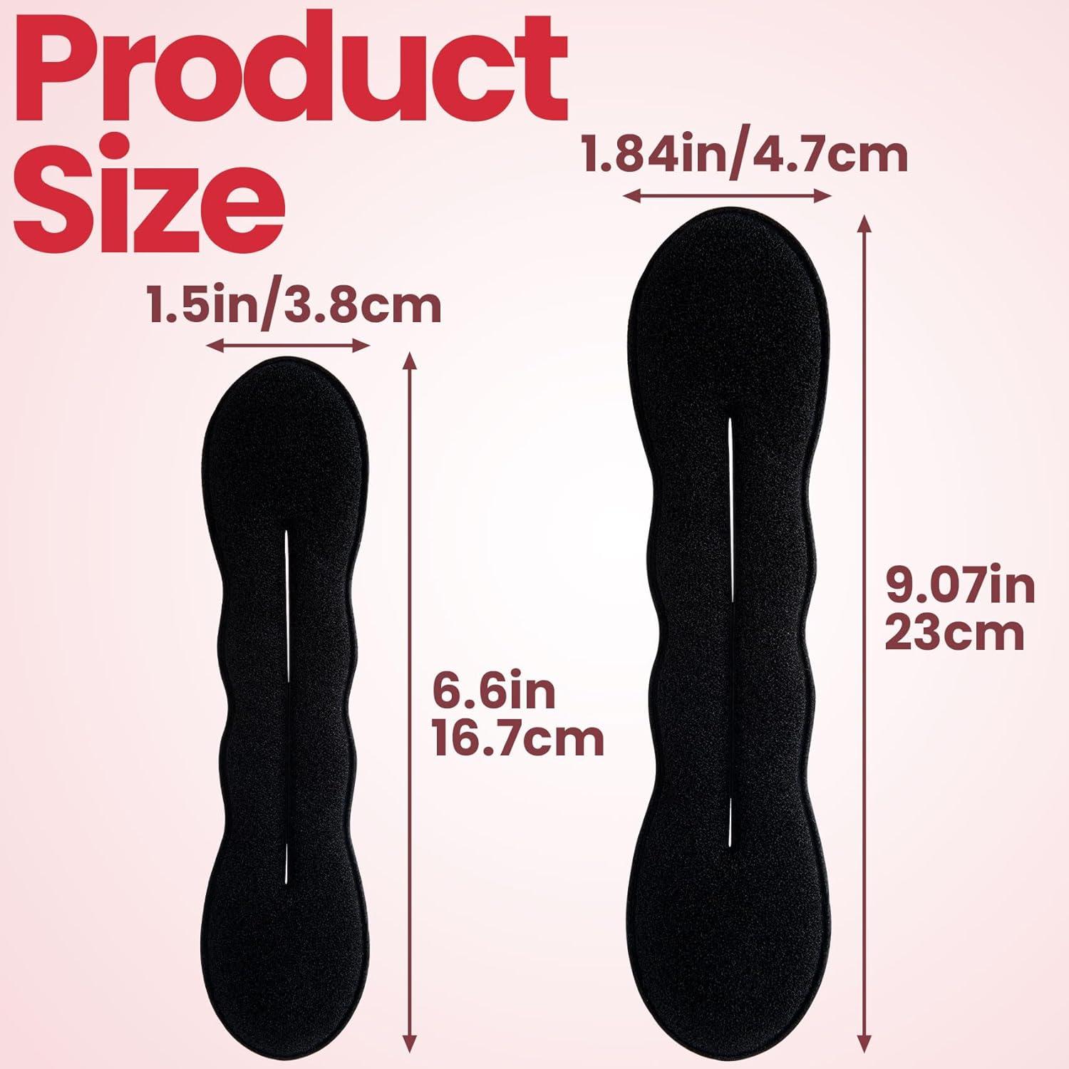2 Piezas Hacedores de Moño de Cabello STSTR - Antideslizantes