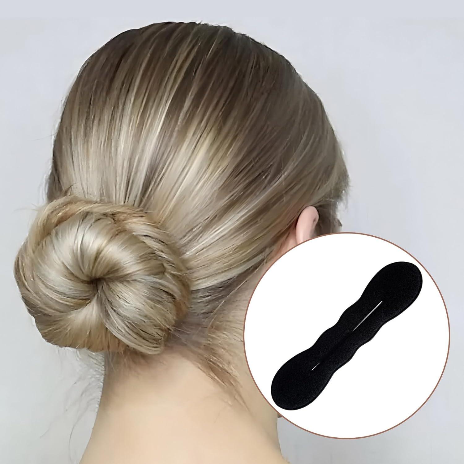 2 Piezas Hacedores de Moño de Cabello STSTR - Antideslizantes