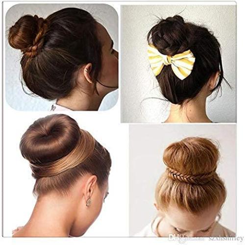 Hacedor de moño de cabello en dona Cosletic - 4 unidades