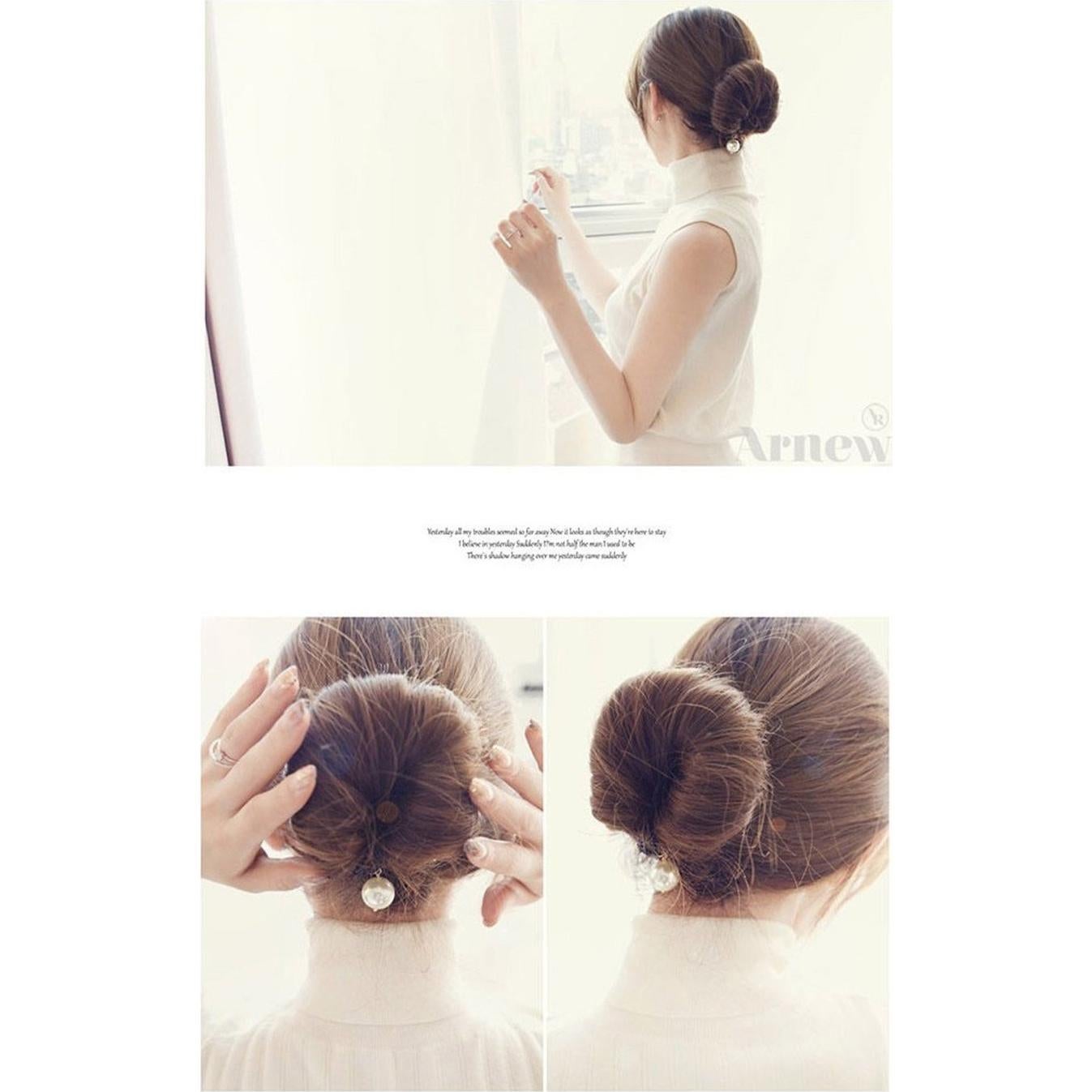 2 Piezas Herramientas de Estilo de Cabello Wendy Mall Negro