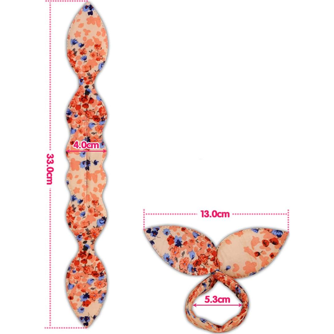Hacedor de moño de esponja Xiwstar orejas de conejo floral