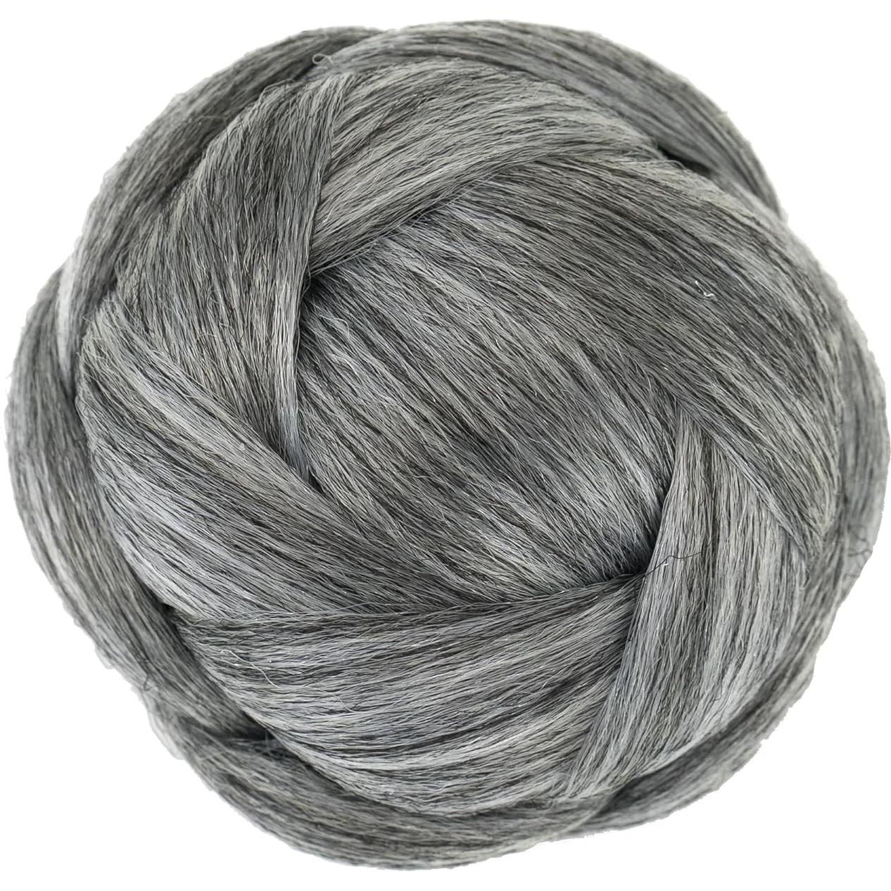 Chignon de Pelo Trenzado IMISSU Gris Accesorio para Cabello