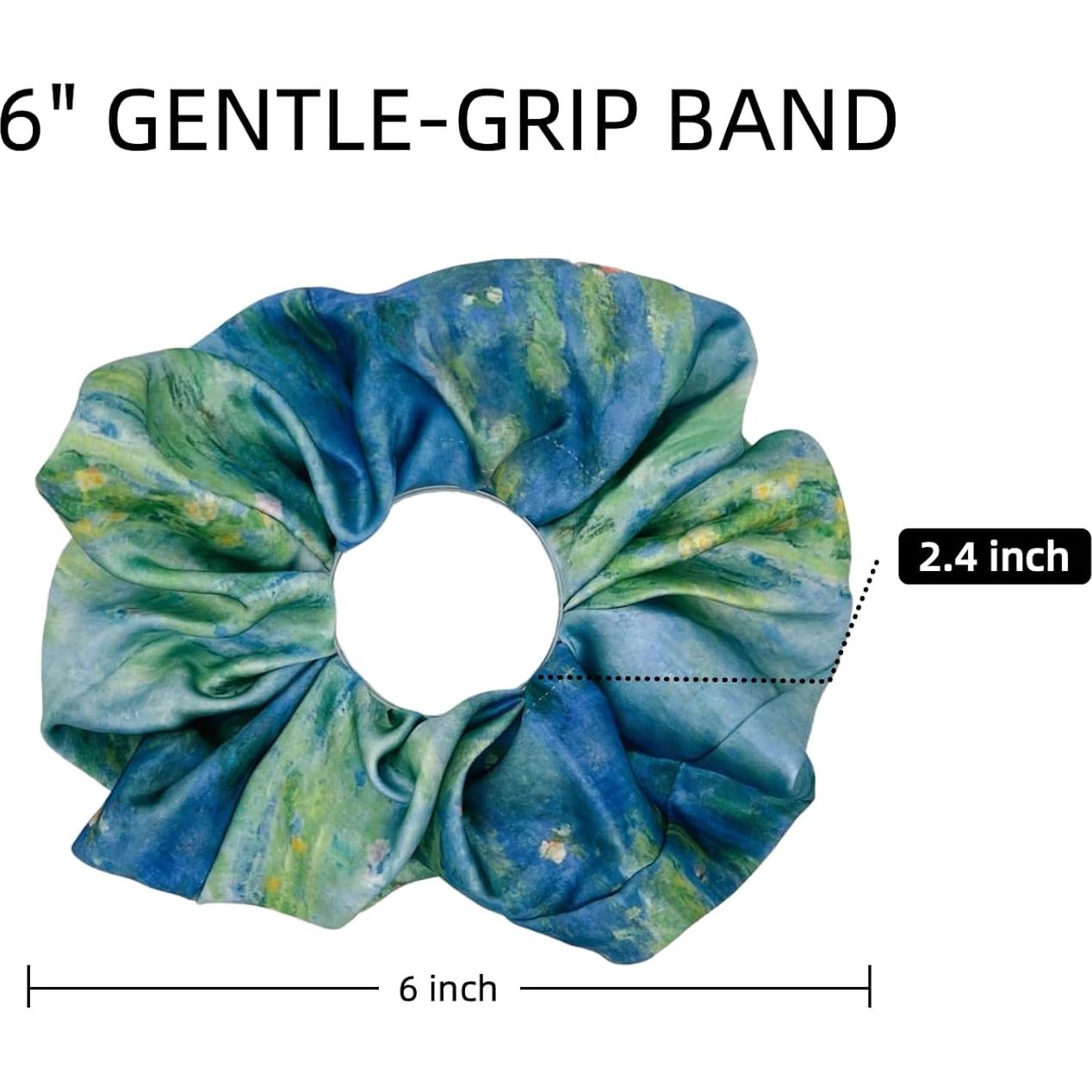 Scrunchies de satén sin daño YOYLEAYOY - 3 Pack 12.7-15.2 cm