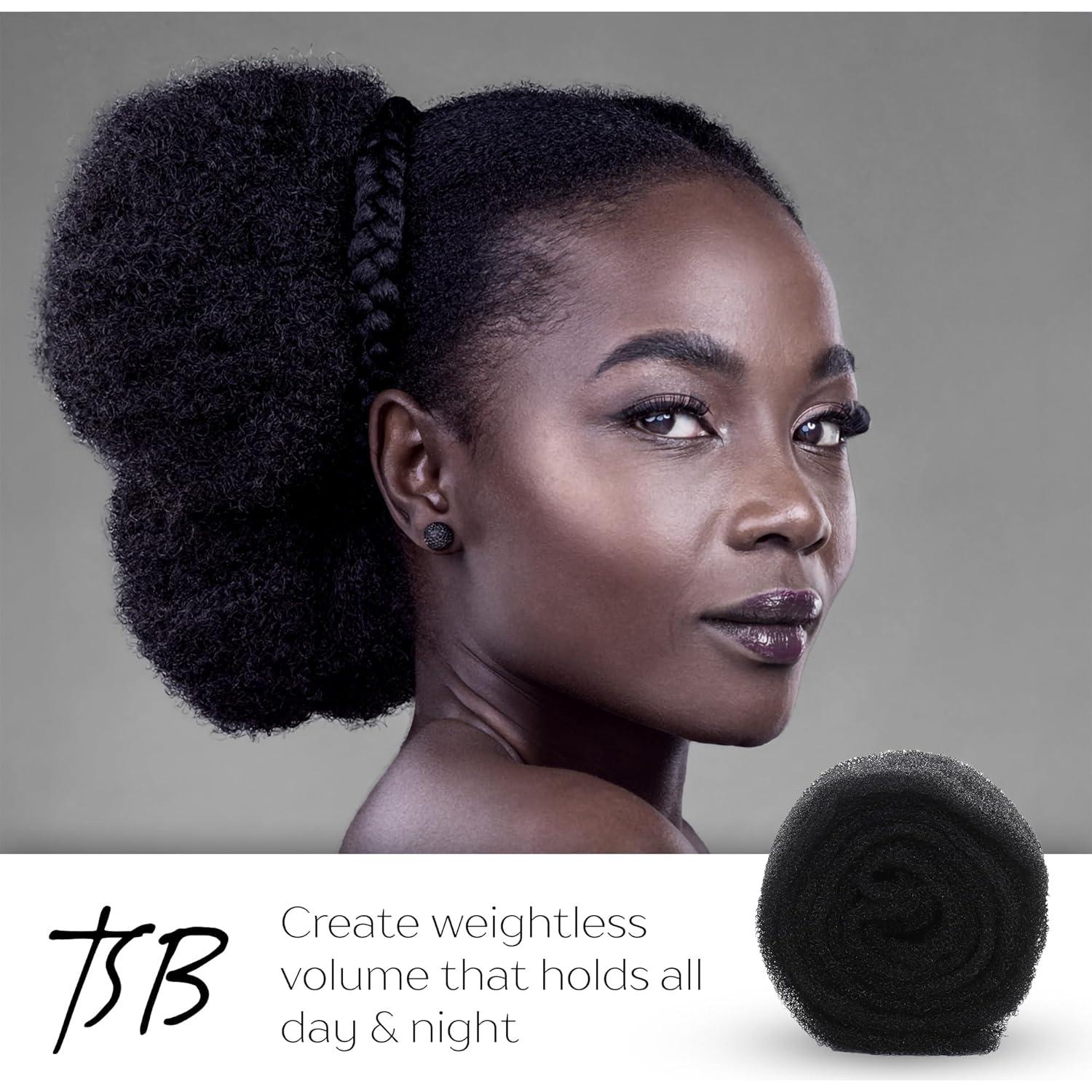 Rellenador de Cabello TSB Negro 1 Paquete - Volumen y Moño