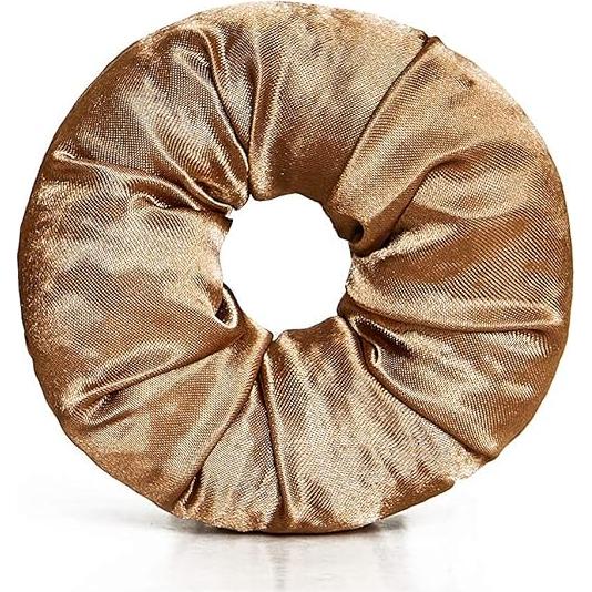 Moño de Cabello de Satén Vabulis - Mediano 8cm Rubio Dorado